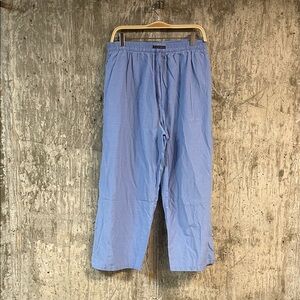 ANDREW SCOTT Men's Drawstring Lounge Pants Size XL In Blue